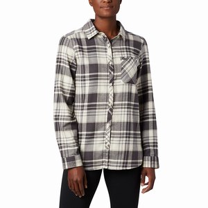 Columbia Simply Put™ II Flannel Skjorta Dam Vita/Grå (WYZTA5326)